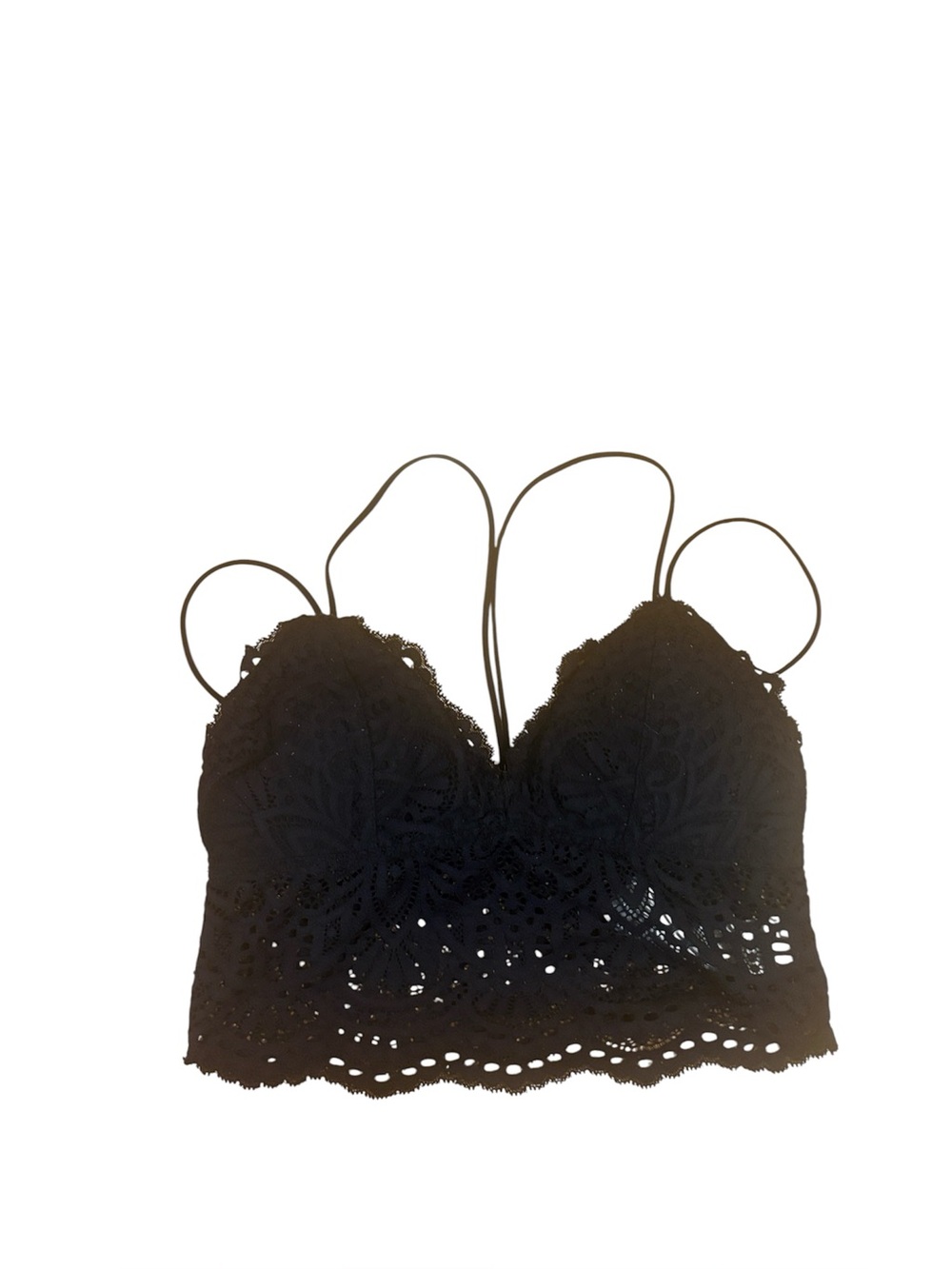 Gilly Hicks Size XS Black Lace Strappy Bralette